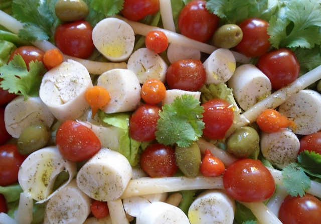 pimenta e palmito
